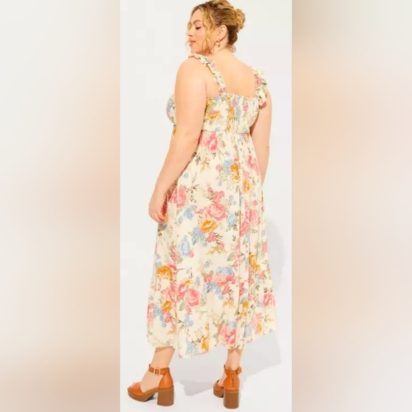 Torrid Multicolor Floral Maxi Dress - Picture 12 of 14